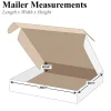 Discount Unbranded 17 1/8" x 11 1/8" x 2" - Deluxe Literature Mailer, 50/Bundle