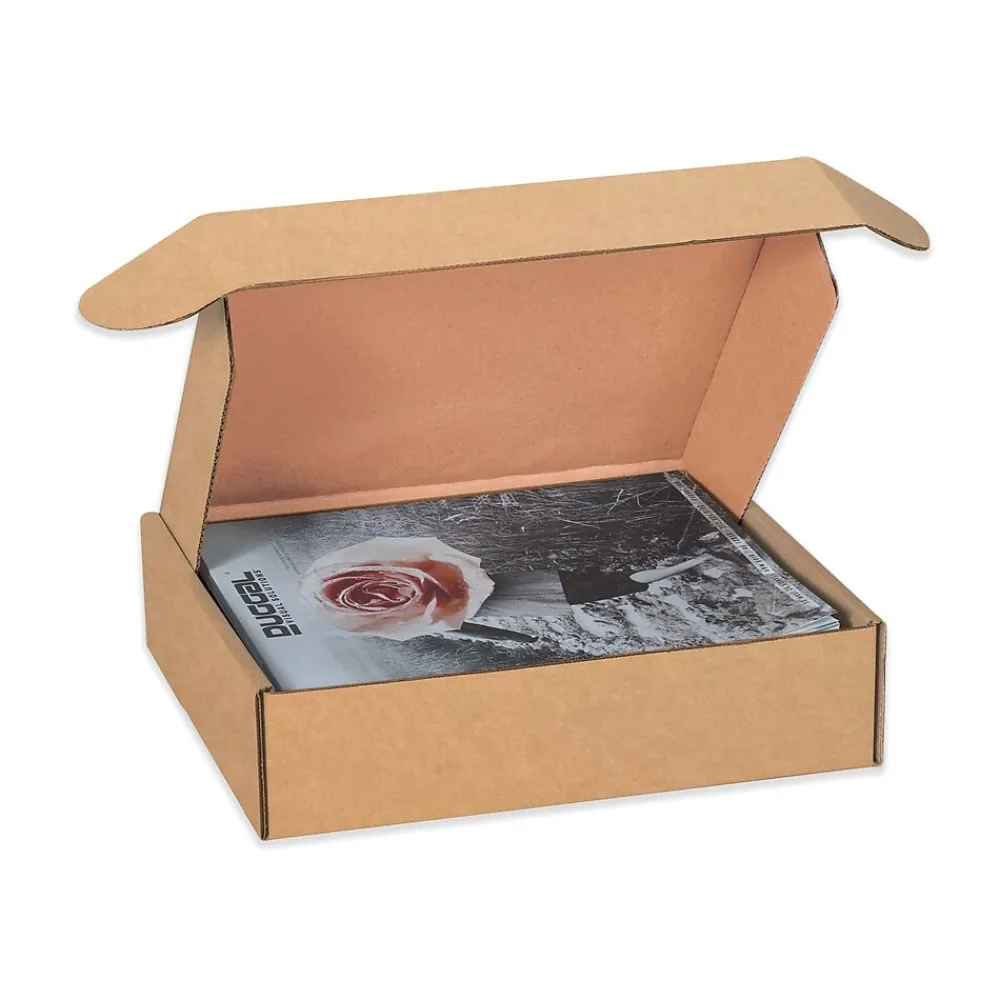 Best Partners Brand 12 1/8" x 9 1/4" x 2" Deluxe Literature Mailers, 50/Bundle (MFL1292K)