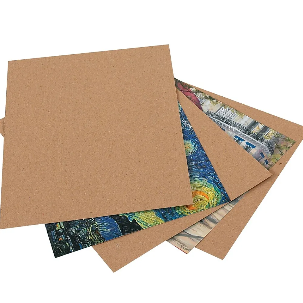 New Partners Brand 8 1/2" x 14", Heavy Duty Chipboard Pads, Single Wall, 575/Case (BSCPHD8514)