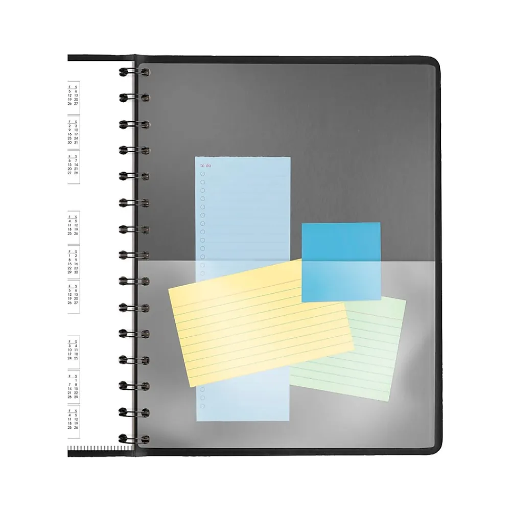 2025 Planners|AT-A-GLANCE 2025 8" x 11" Calendar Year/Daily Appointment Book, Faux Leather Cover, Black (70-822-05-25)