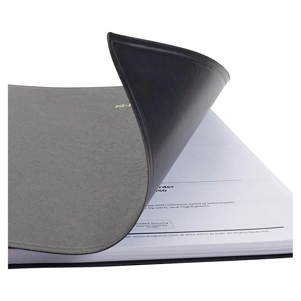 2025 Planners|AT-A-GLANCE 2025 8.25" x 11" Weekly Appointment Book, Faux Leather Cover, Black (70-950-05-25)