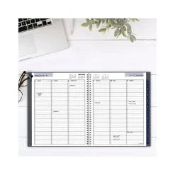 2025 Planners|AT-A-GLANCE 2025 DayMinder 8.5" x 11" Weekly & Monthly Appointment Book, Plastic Cover, Gray (GC520-07-25)