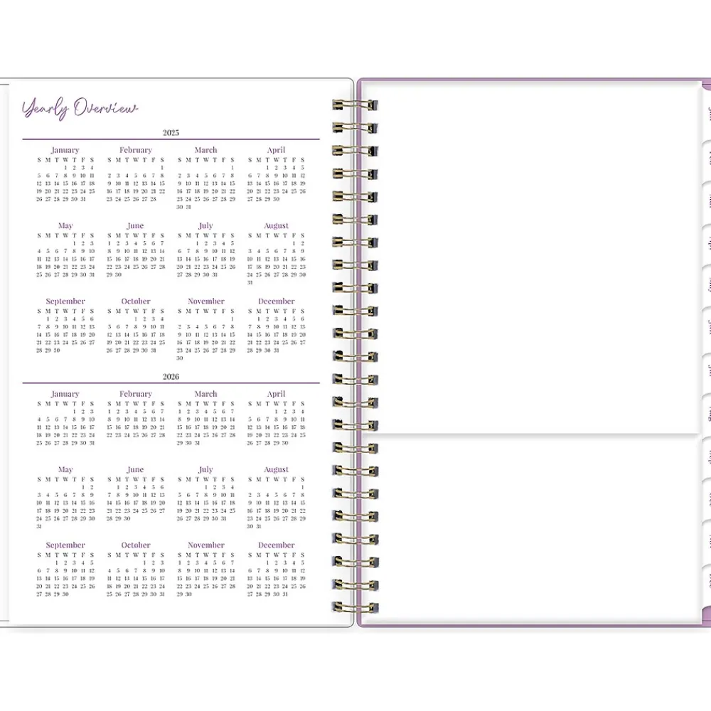 2025 Planners|Blue Sky 2025 Britt Mills Ella Bloom 5" x 8" Weekly & Monthly Planner, Plastic Cover, Multicolor (152471)