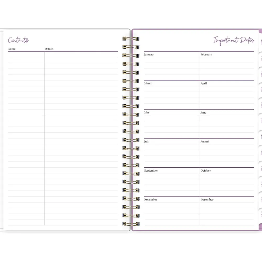2025 Planners|Blue Sky 2025 Britt Mills Ella Bloom 5" x 8" Weekly & Monthly Planner, Plastic Cover, Multicolor (152471)