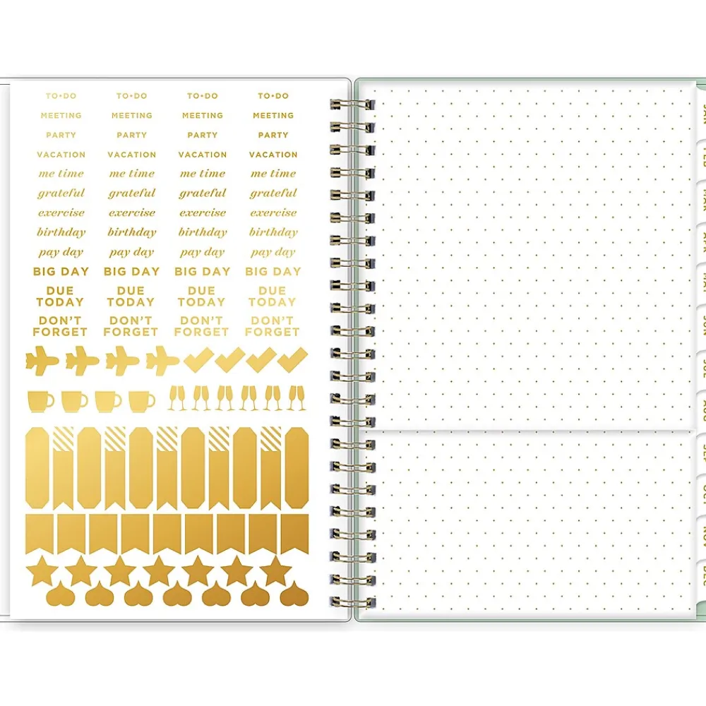 2025 Planners|Blue Sky 2025 Day Designer Arcadia 5" x 8" Weekly & Monthly Planner, Plastic Cover, Multicolor (148143)
