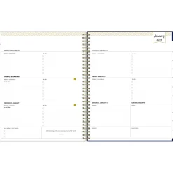 2025 Planners|Blue Sky 2025 Day Designer Meadow 8.5" x 11" Weekly & Monthly Planner, Plastic Cover, Multicolor (147222-25)