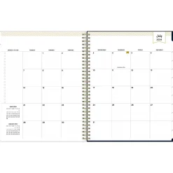 Academic Planners|Blue Sky 2024-2025 Day Designer Peyton Navy 8.5
