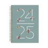 Academic Planners|Blue Sky 2024-2025 Greta 5.88" x 8.63" Academic Weekly & Monthly Planner, Plastic Cover, Multicolor (136482-A25)