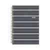 2025 Planners|Blue Sky 2025 Hadley 5" x 8" Weekly & Monthly Planner, Plastic Cover, Gray/White (150782)