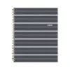 2025 Planners|Blue Sky 2025 Hadley 8.5" x 11" Weekly & Monthly Planner, Plastic Cover, Gray/White (150781)