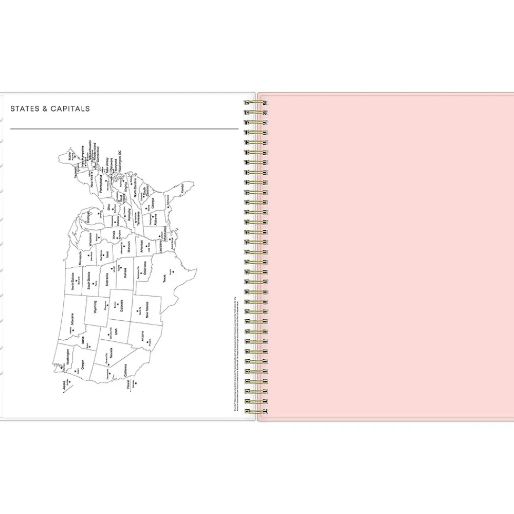 2025 Planners|Blue Sky 2025 Julissa 8.5" x 11" Weekly & Monthly Planner, Plastic Cover, Multicolor (152231)