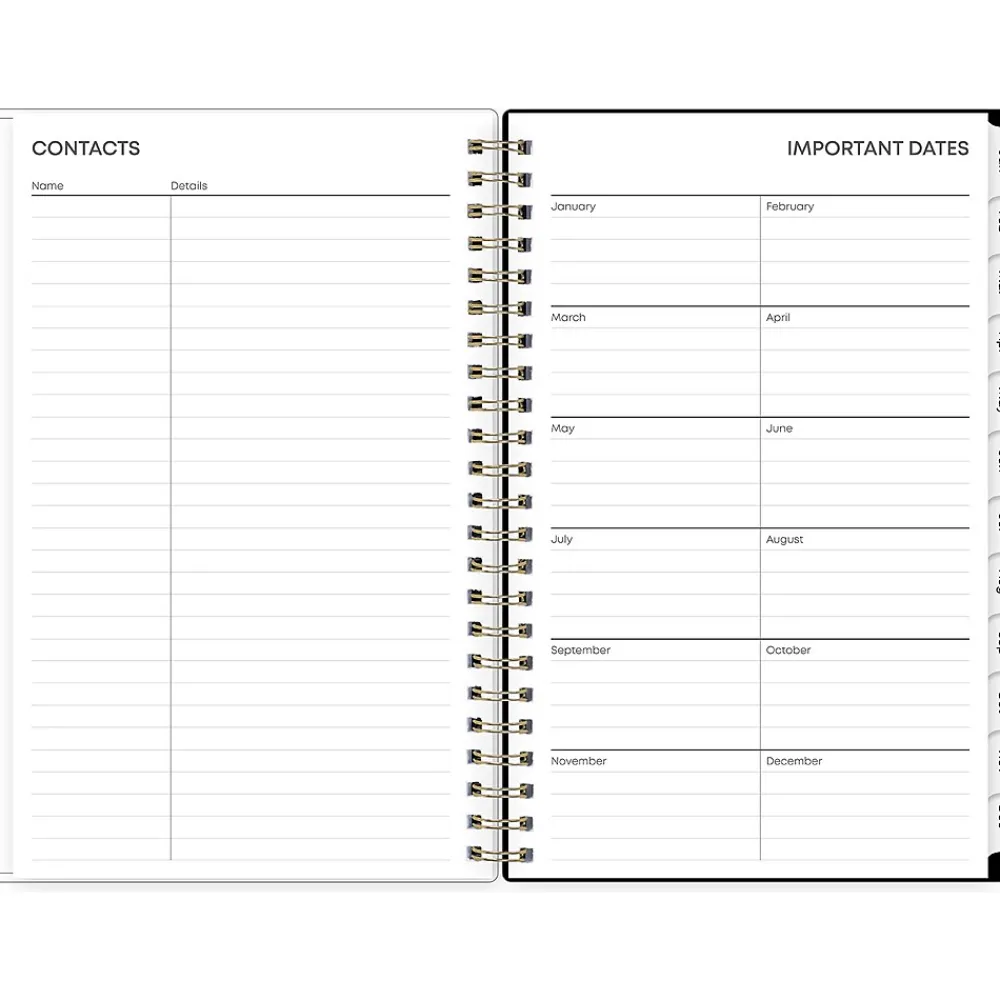 2025 Planners|Blue Sky 2025 Nevaeh 5" x 8" Weekly & Monthly Planner, Plastic Cover, Multicolor (143946-25)