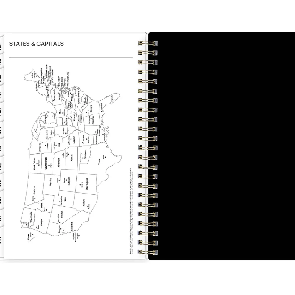 2025 Planners|Blue Sky 2025 Nevaeh 5" x 8" Weekly & Monthly Planner, Plastic Cover, Multicolor (143946-25)