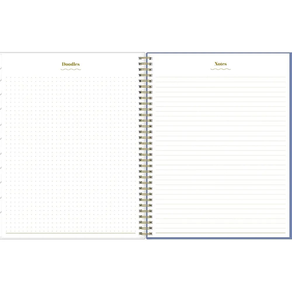 Academic Planners|Blue Sky 2024-2025 The House That Lars Built Penny's Floral Quilt 8.5" x 11" Academic Weekly & Monthly Planner, Plastic Cover