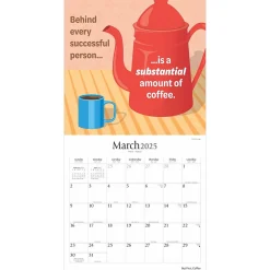 2025 Calendars|BrownTrout 2025 Brush Dance But First Coffee 12