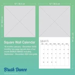 2025 Calendars|Brush Dance 2025 Live with Intention 12