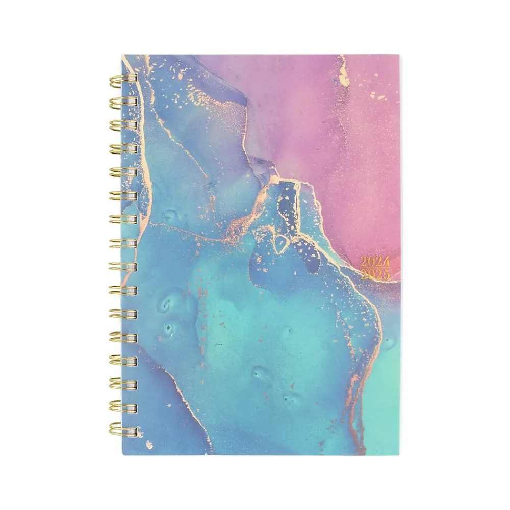 Academic Planners|Cambridge 2024-2025 Chromatic 5.5" x 8.5" Academic Weekly & Monthly Planner, Poly Cover, Multicolor (1715-200A-25)