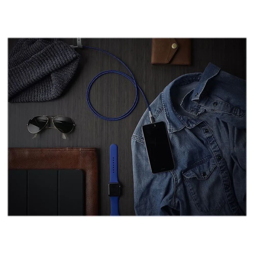 Authentic Collection Lightning to USB for iPhone/iPad/iPod Touch, Navy (360650-NV)<360 Electrical