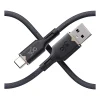 Fluid USB-C to USB-A Charging Cable, 5 ft., Granite (3E0792-GRG8NA)<360 Electrical