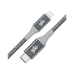 Lightning USB Cable for iPhone/iPad/iPod Touch, Charcoal (360704-CH)<360 Electrical Clearance