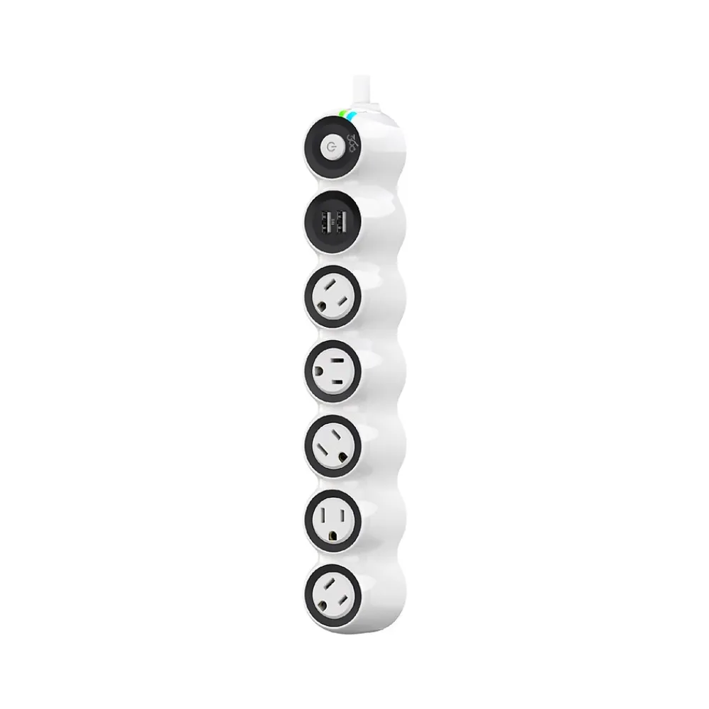 360 Electrical PowerCurve2.4 Five Outlets plus USB Surge Protector, 6 Ft. Cord, 1080 Joules (360571-5CA4ES-C1)