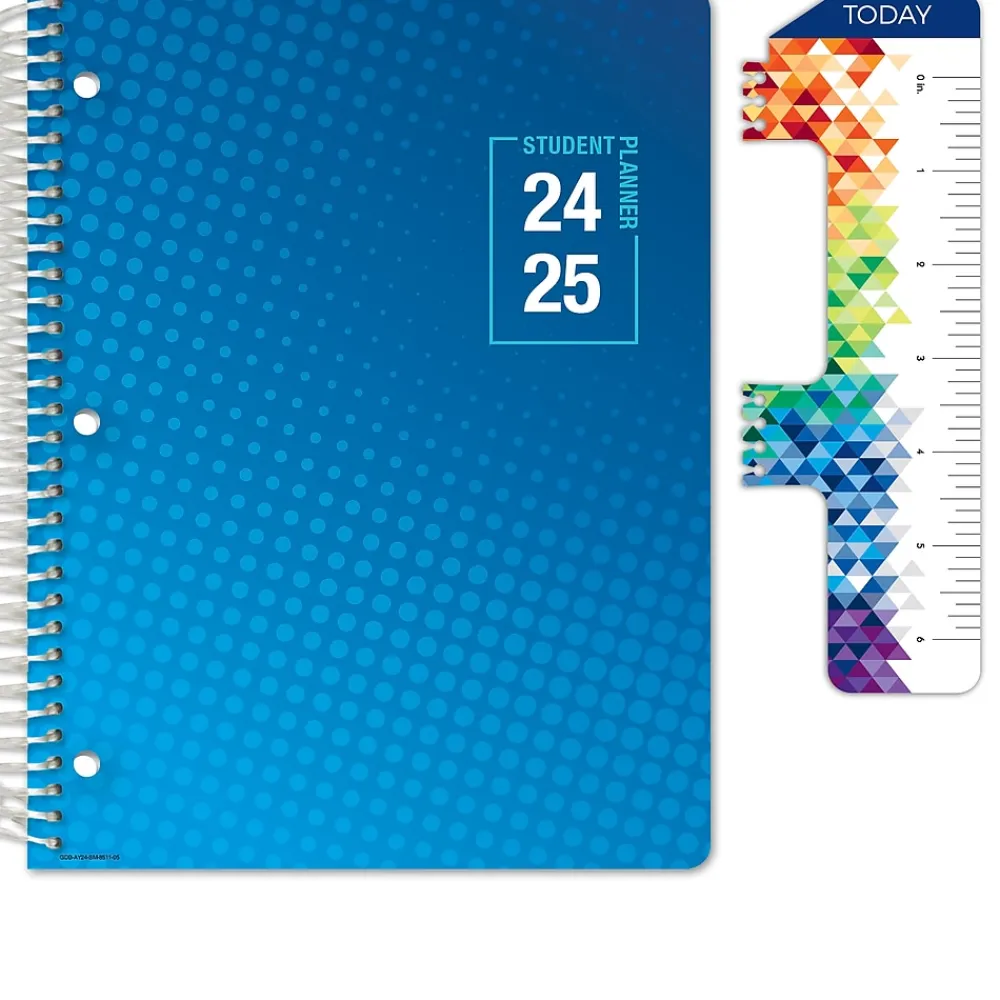 Academic Planners|Global Printed Products 2024-2025 8.5" x 11" Academic Year Planner, Paper Cover, Multicolor (AY24SM851105-CP)