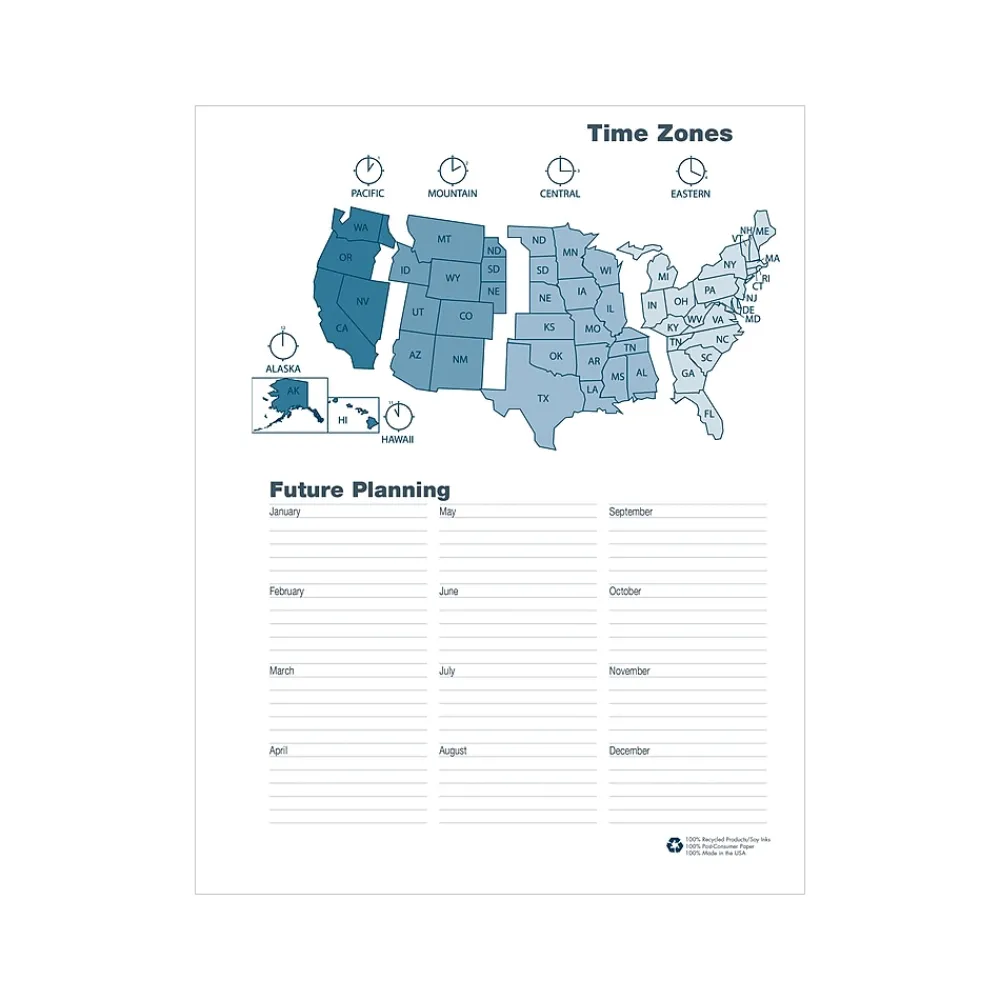 Academic Planners|House of Doolittle 2023-2024 8.5" x 11" Monthly Planner, Black (2620-02-23)
