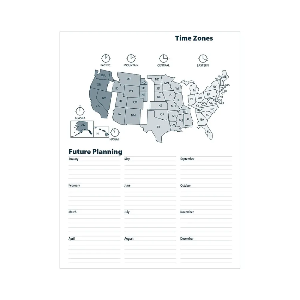 2025 Planners|House of Doolittle 2025 Professional 8.5" x 11" Weekly Appointment Book, Faux Leather Cover, Blue (27207-25)