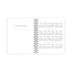 Academic Planners|Plato 2024 Seaside Currents 6" x 7.75" Academic & Calendar Weekly Planner, Paperboard Cover, Blue/Pink (9781975470579)