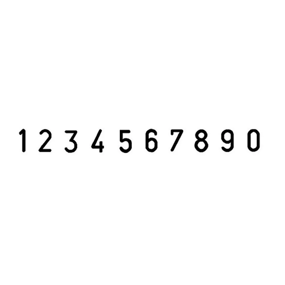 Stamps & Stamp Pads|2000 Plus Classic Line 2010/P Numbering Stamp, "10-Band", Black Ink (011236)