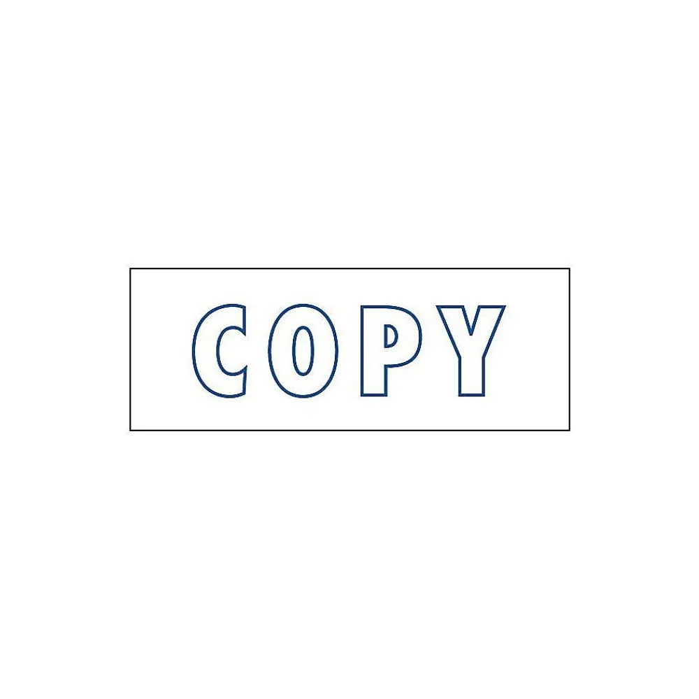 Stamps & Stamp Pads|2000 Plus Green Line Printer 20 Pre-Inked Stamp, COPY, Blue Ink (098367)