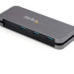 StarTech 4 Port USB C Hub - 3x USB-A/1xUSB-C - 5Gbps USB 3.0 Type-C Hub (3.2 Gen 1) - Bus Powered - 11.2" Cable w/ Cable Management