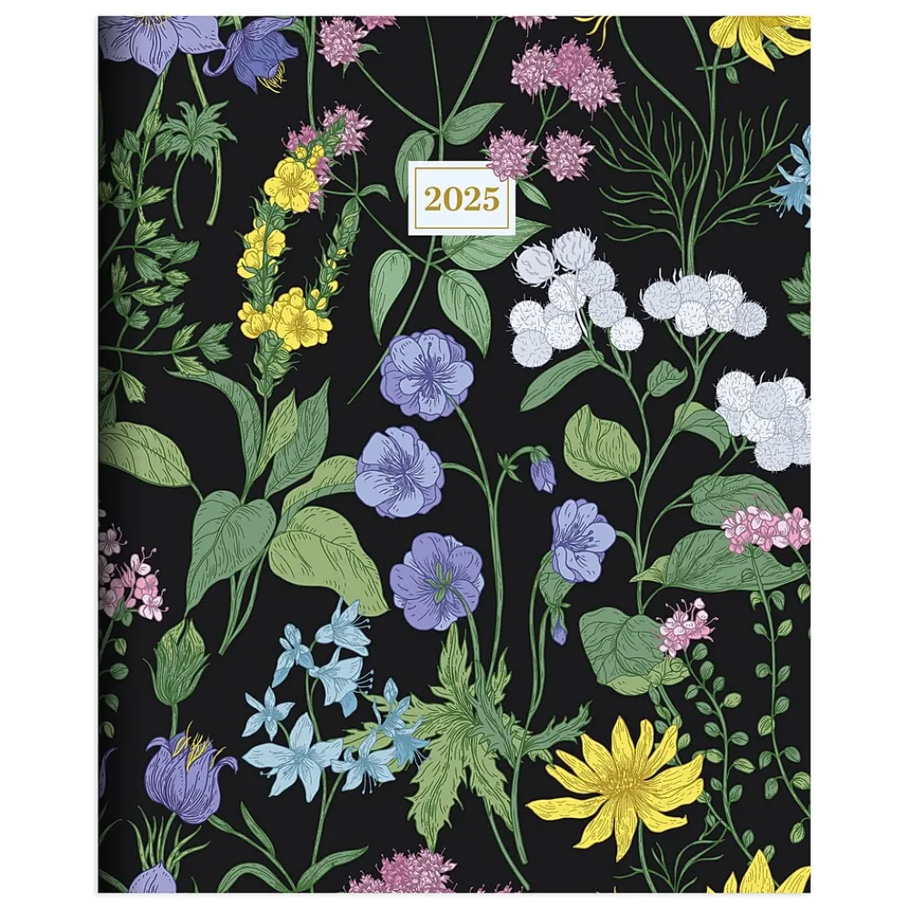 2025 Planners|TF Publishing 2025 6.5" x 8" Monthly Planner, Paperboard Cover, Garden Blooms (25-4210)