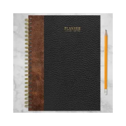 Academic Planners|TF Publishing 2024-2025 Bibliophile Series Bound Black 6