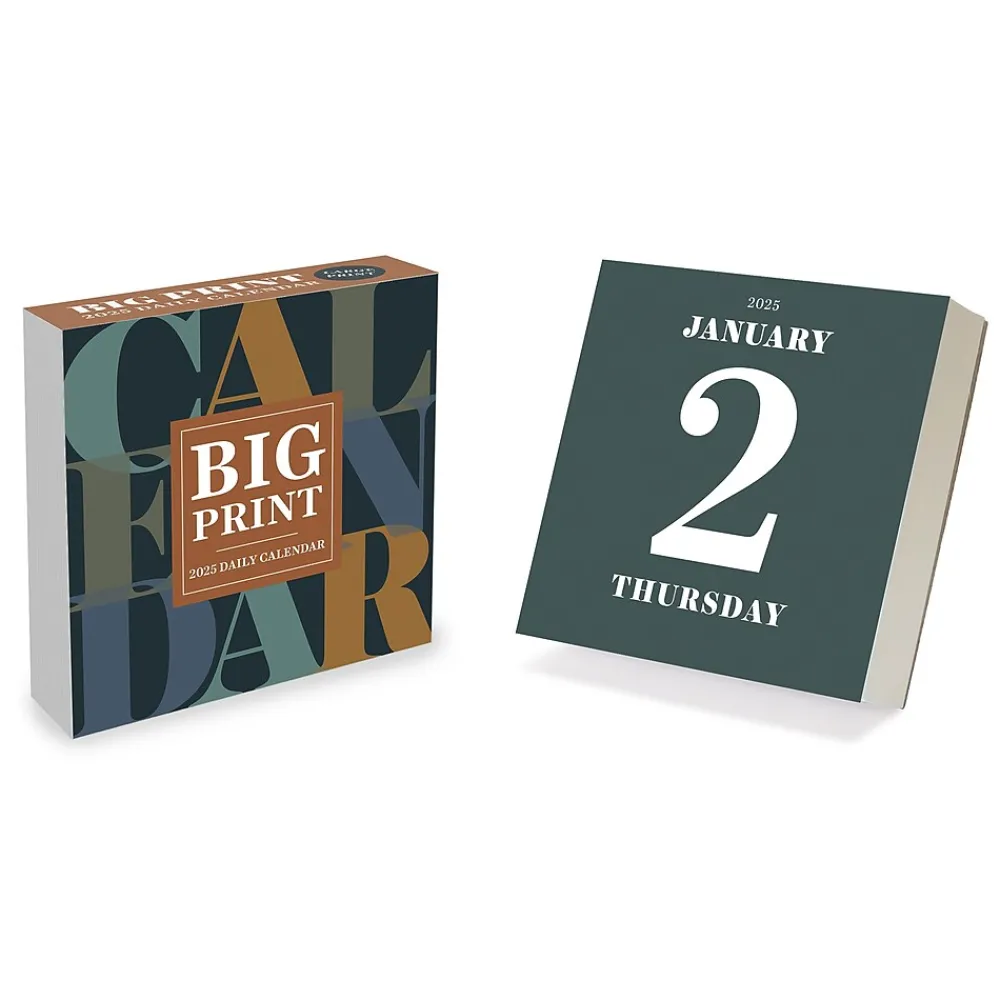 2025 Calendars|TF Publishing 2025 Big Print 5.25" x 5.25" Day-to-Day Calendar (25-3024)