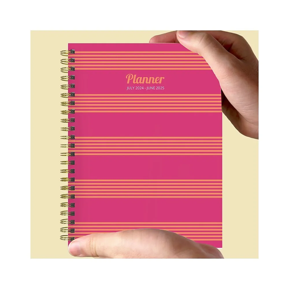 Academic Planners|TF Publishing 2024-2025 Cali Girl Collection Cabana Stripe 6" x 8" Academic Weekly & Monthly Planner (AY25-9214)