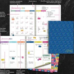 2025 Planners|TF Publishing 2025 Cobalt Dots 9