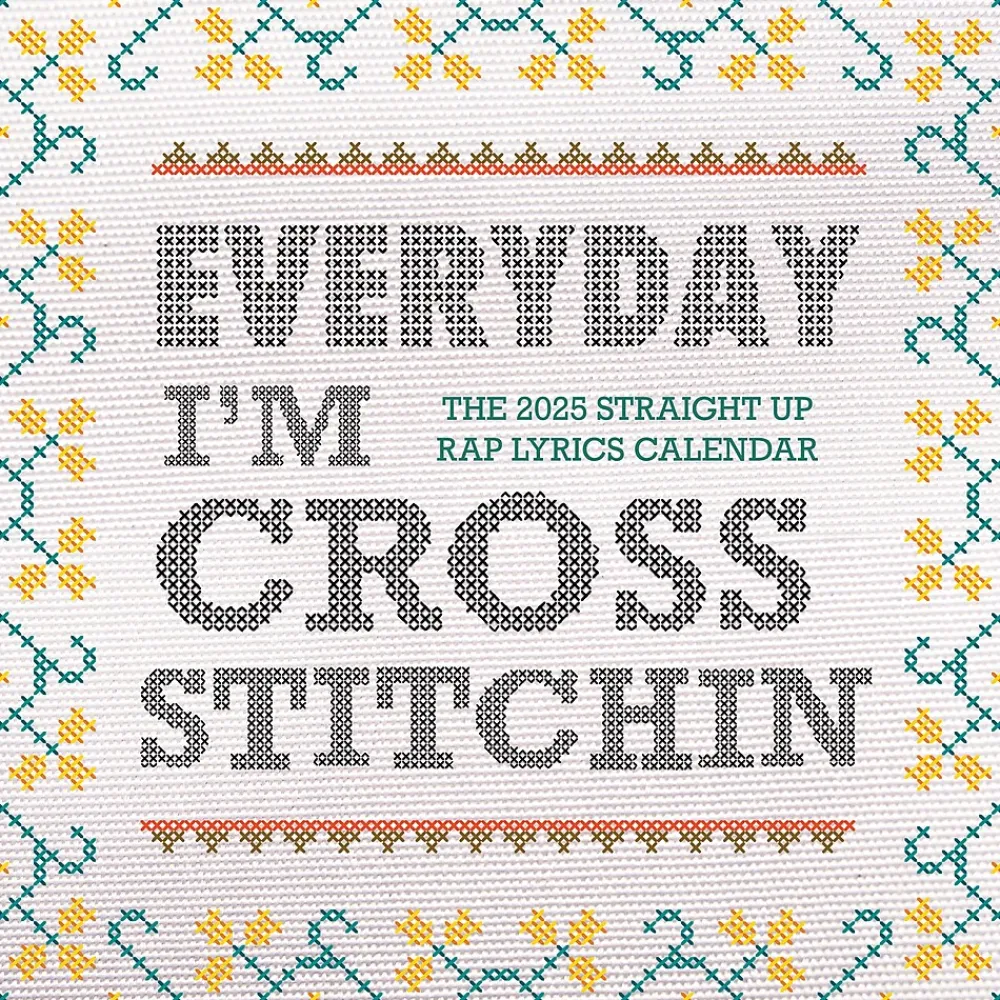 2025 Calendars|TF Publishing 2025 Cross Stitch 12" x 12" Monthly Wall Calendar (25-1133)