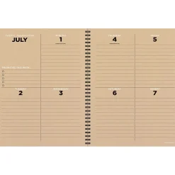 Academic Planners|TF Publishing 2024-2025 Elements Series Lava Wave 8.5" x 11" Academic Weekly & Monthly Planner, Paperboard Cover