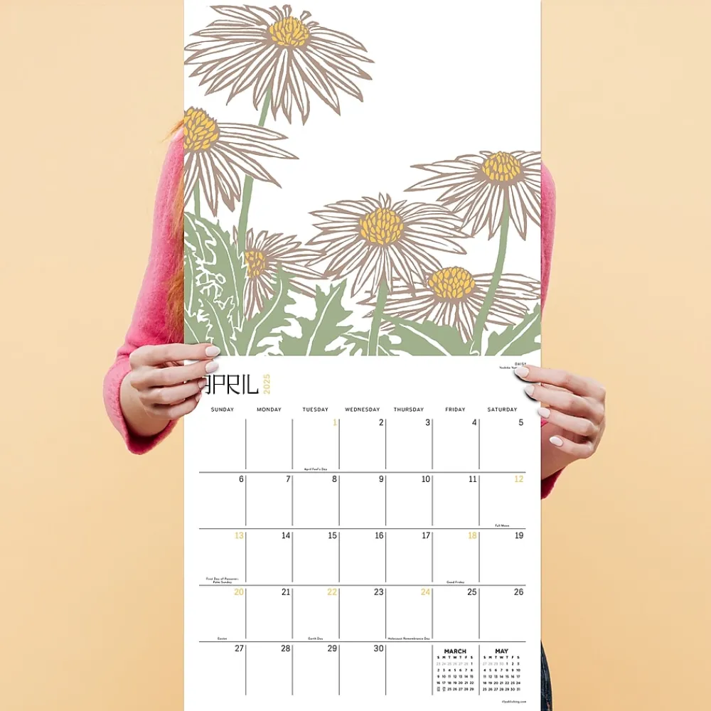 2025 Calendars|TF Publishing 2025 Flower Garden 12" x 12" Monthly Wall Calendar (25-1127)