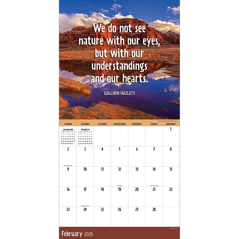 2025 Calendars|TF Publishing 2025 Great Outdoors 12" x 12" Monthly Wall Calendar (25-1109)