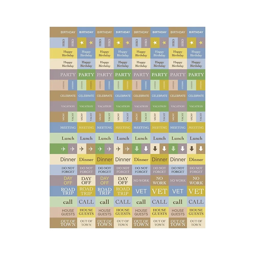 Academic Planners|TF Publishing 2024-2025 White Lotus Series Positano Palms 8.5" x 11" Academic Weekly & Monthly Planner, Paperboard Cover