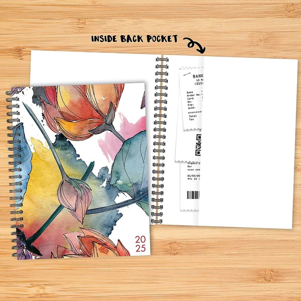 2025 Planners|Willow Creek 2025 8.5" x 11" Weekly & Monthly Planner Cover, Watercolor Floral (47408)