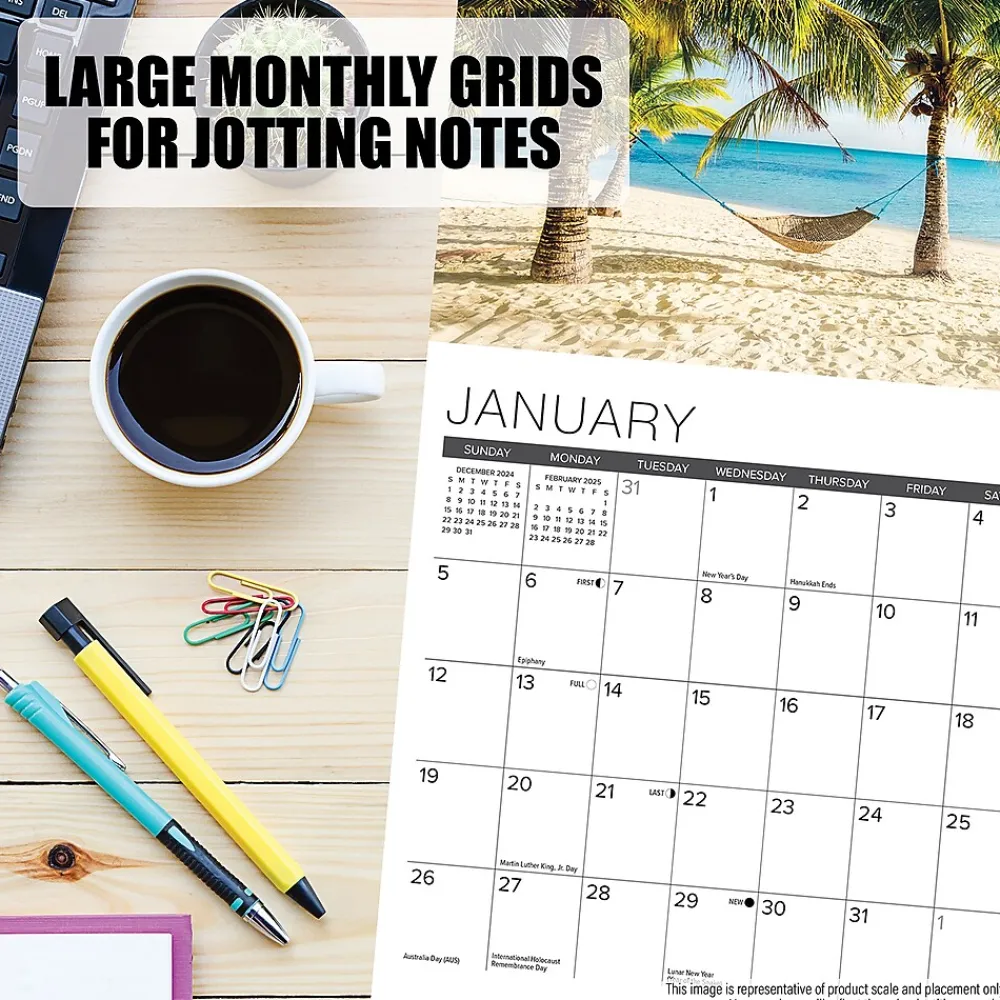 2025 Calendars|Willow Creek 2025 Bigfoot 7" x 7" Yearly Wall Calendar (48658)