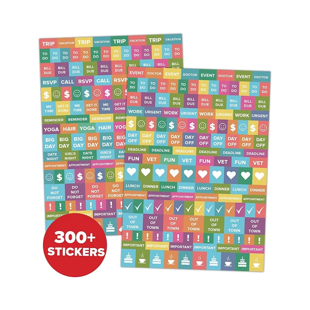 Academic Planners|Willow Creek 2024-2025 Botanical Fruit 6.5" x 8.5" Academic Weekly & Monthly Planner, Paper Cover, Multicolor (46227)
