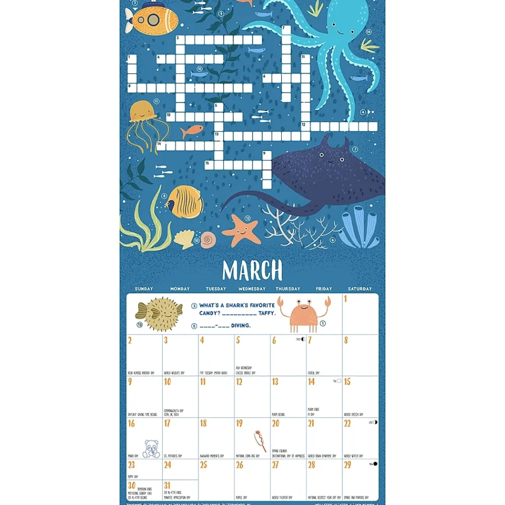 2025 Calendars|Willow Creek 2025 Kid’s Plan It Activity 12" x 12" Monthly Wall Calendar (43622)