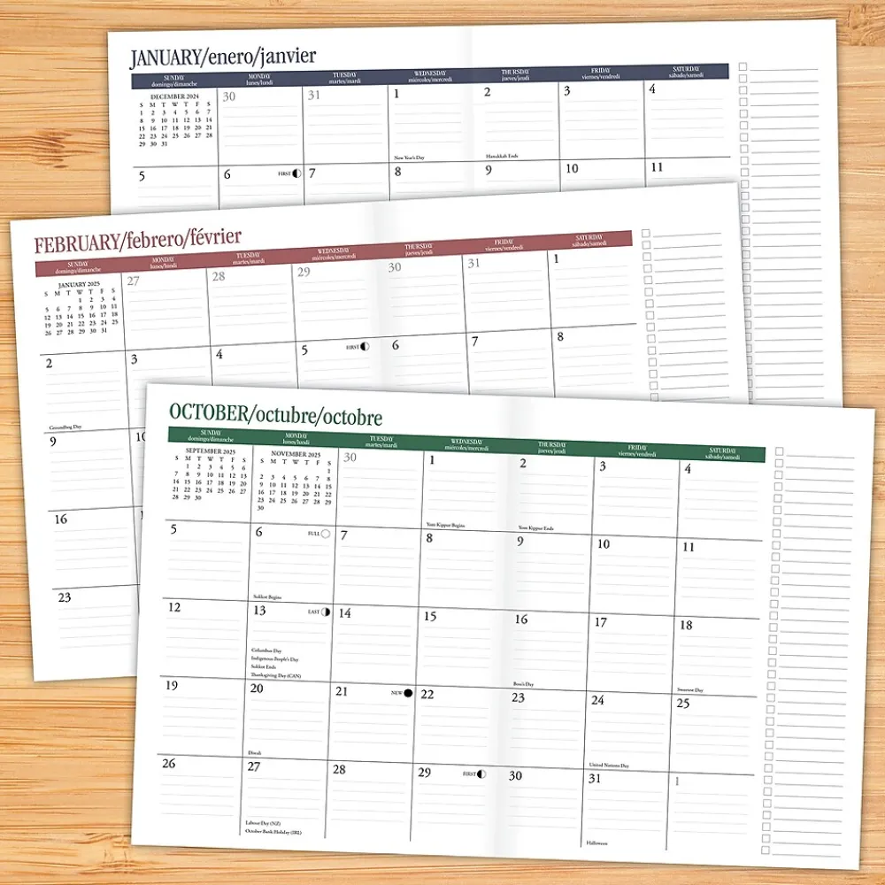 2025 Planners|Willow Creek 2025 Starry Night 7.5" x 9.5" Monthly Planner Cover (48511)