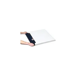 Unbranded 30" x 22 1/2" x 1/4" - White Jumbo Fold-Over Mailer, 20/Bundle