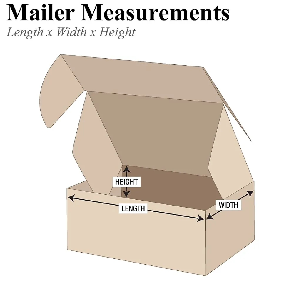 Partners Brand 9" x 6 1/4" x 2" Deluxe Literature Mailers, 50/Bundle (MFL962K)