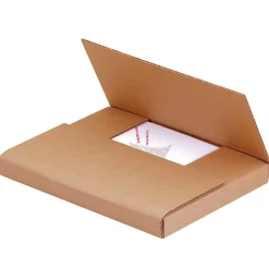 Sale Partners Brand 12" x 10 1/2" x 2" Easy-Fold Mailers, 50/Bundle (M12102BFK)